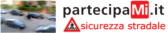 Logo partecipaMi - sicurezza stradale